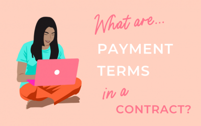 What are payment terms in a contract?