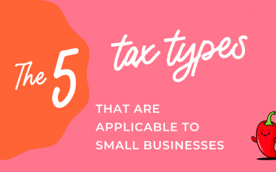 5 tax payment types applicable to small businesses