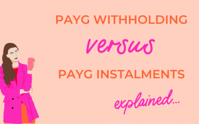PAYG and PAYGI for small business explained